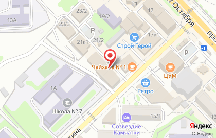 Управление Федеральной службы судебных приставов по Камчатскому краю и Чукотскому автономному округу в Петропавловске-Камчатском на карте