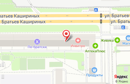 Аптека Фармленд на улице Братьев Кашириных, 105 на карте