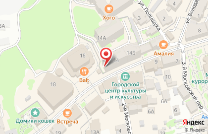 Магазин изделий из янтаря Янтарный мир на карте