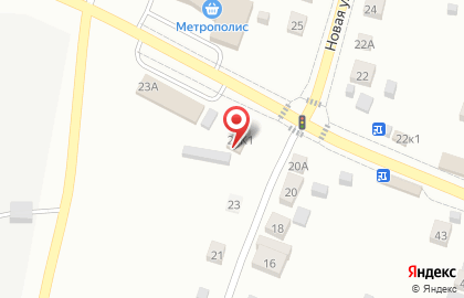 Шиномонтажная мастерская на Новой улице на карте