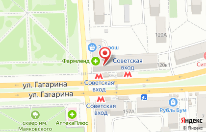 Адвокатский кабинет Филюк В.П. в Советском районе на карте