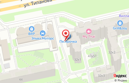 Зоосалон iPet в Московском районе на карте