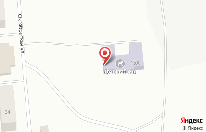 Детский сад №19 на Октябрьской улице на карте