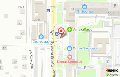 Благовещенский Хлеб на бульваре Тухвата Янаби на карте