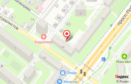 Фрукты есть на проспекте Победы на карте