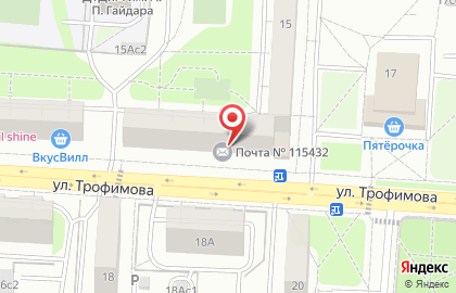 Подружка на Автозаводской на карте