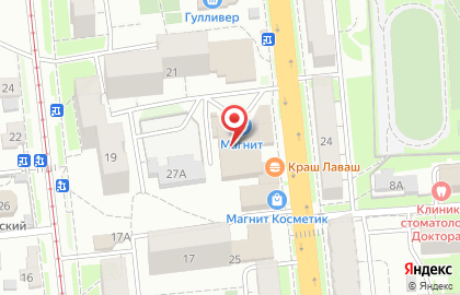 Баку на улице Гагарина на карте