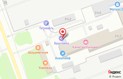 Мини-отель Брусника на карте