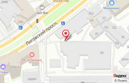 Ателье-студия на Московских воротах на карте