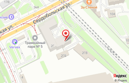 Трамвайный парк №5, ГУП Горэлектротранс на карте