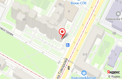 Парикмахерская в Санкт-Петербурге на карте