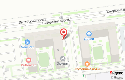 Служба экспресс-доставки Сдэк на Питерском проспекте на карте