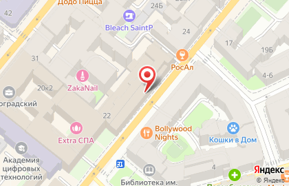 Группа компаний Технолюкс на Большой Пушкарской улице на карте