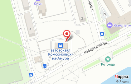 Автовокзал, г. Комсомольск-на-Амуре на карте