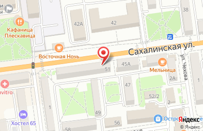 Торгово-производственная компания Арт-Гранит на Сахалинской улице на карте