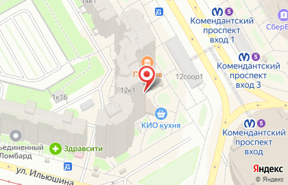 Кио на карте