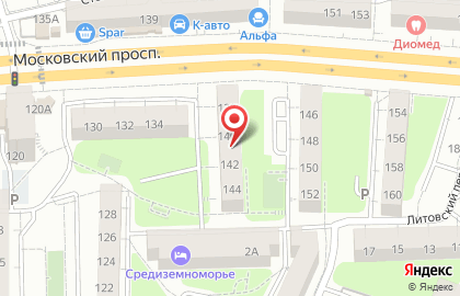 Торгово-монтажная фирма Климат Сервис на Московском проспекте на карте