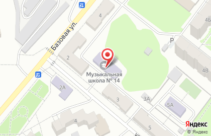 Детская школа искусств №14 на улице Веры Волошиной на карте