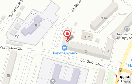Рябина на улице Шевцовой на карте