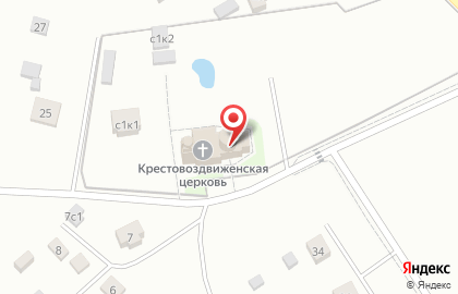 Крестовоздвиженский храм, д. Сокольниково на карте