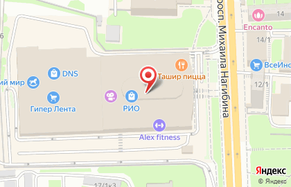 Ювелирный магазин Нефрит на проспекте Михаила Нагибина на карте