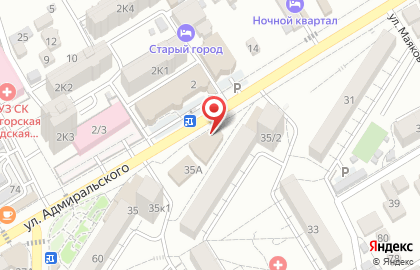 Агентство недвижимости Престиж в Пятигорске на карте