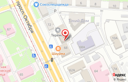 Группа охранных предприятий Кедр на проспекте Октября на карте