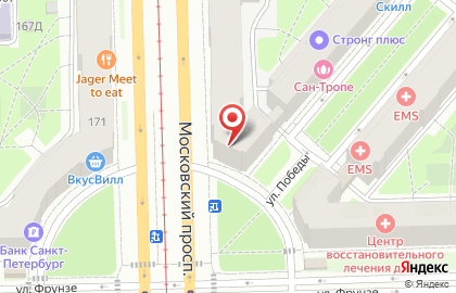 Винный бутик Альта Вина на Московском проспекте на карте