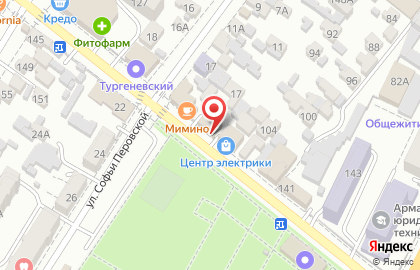 Магазин Пивасик на улице Тургенева на карте