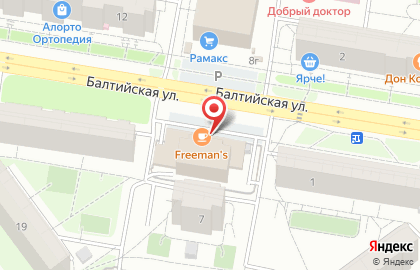 Россельхозбанк на Балтийской улице на карте