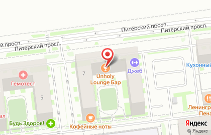 Детский языковой центр Полиглотики на Питерском проспекте в Новоселье на карте