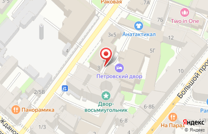 Отель Петровский двор на карте
