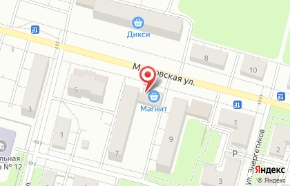 Супермаркет Магнит в Москве на карте
