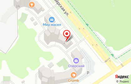 Магазин Duty free на Озёрской улице на карте