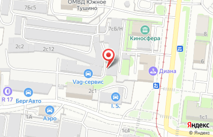 Тонировочный центр Мир Тонировки на Сходненской улице на карте