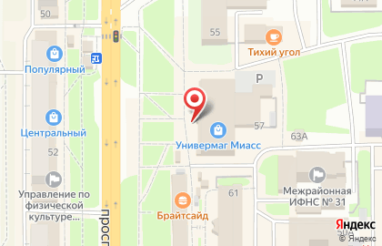 Электронный дискаунтер Ситилинк на проспекте Автозаводцев на карте