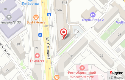 Ломбард Золотник в Советском районе на карте