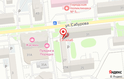 Продуктовый магазин Баловень на карте