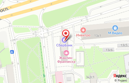 СберБанк на Славянском бульваре, 15 на карте