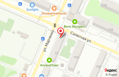 Магазин мясных полуфабрикатов Ариант на улице Марченко на карте