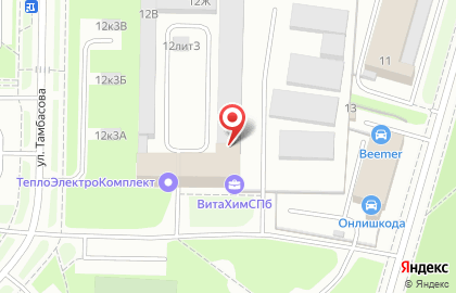 Торговая компания ИТА Фильтр на улице Тамбасова на карте