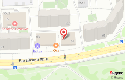 Банкомат МКБ в Батайском проезде на карте