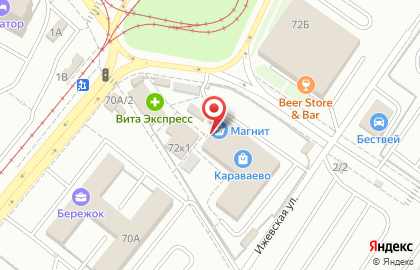 Торговый комплекс Караваево на карте