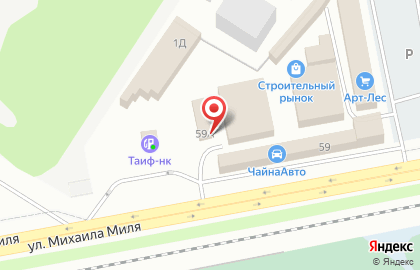 База строительных материалов Гвоздь в Авиастроительном районе на карте