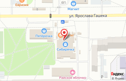 Магазин игрушек и канцелярских товаров в Ленинском районе на карте