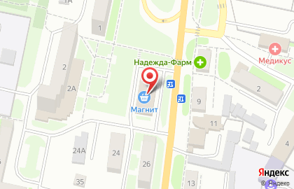 Гипермаркет Магнит на Красноармейской улице на карте