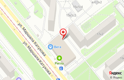 Магазин овощей, фруктов и сухофруктов на улице Маршала Катукова на карте