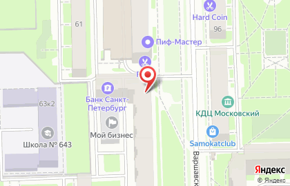 Салон красоты Ольга на Варшавской улице на карте