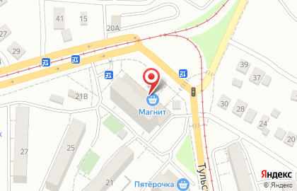 Банкомат СберБанк на Тульской улице, 21а на карте