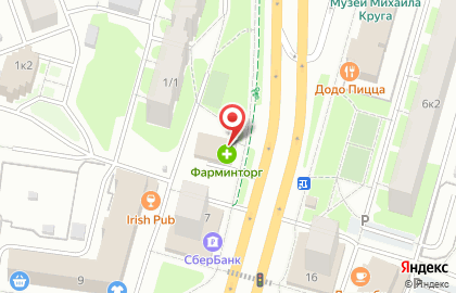Сеть аптек, ЗАО Фарминторг на проспекте Чайковского на карте